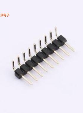 PZ200R-11-09P |排针2.00mm间距 弯插 1x09位排针弯插,P=2mm