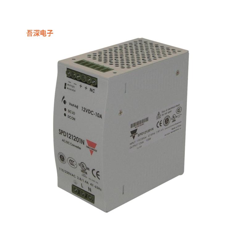 SPD121201BN |AC 和 DCAC/DC DIN RAIL SUPPLY 12V 120W
