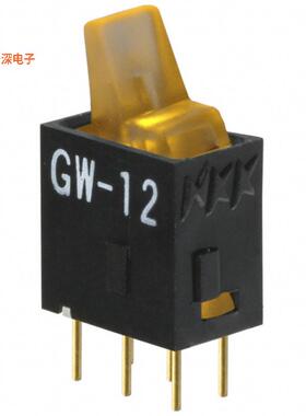 GW12LJPD |通孔SWITCH ROCKER SPDT 0.4VA 28V
