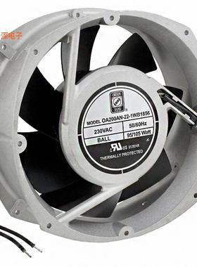 OA200AN-22-1WB1856 |230VACFAN AXIAL 200X70MM 230VAC WIRE