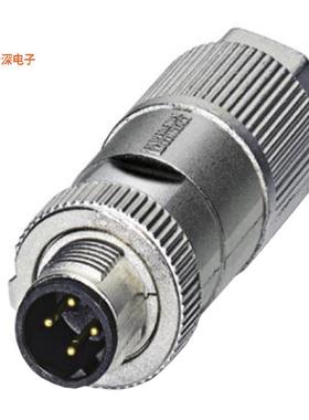 1411066 |原装全新CONN PLUG MALE 4POS GOLD IDC