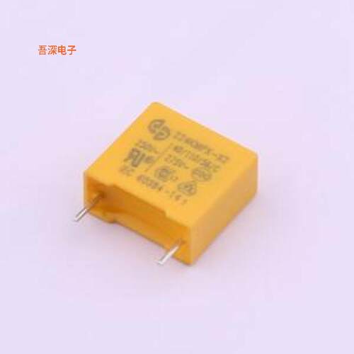 YX4384J |安规电容X2224K2EAC40B0H/ZCSD   黄色 L=3.5±0.5