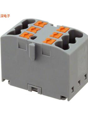 3273395|中等TERM BLK 6POS GRA