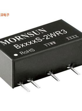 B0505S-2WR3 |原装SIP,19.65x7.05mmDC DC CONVERTER 5V 2W