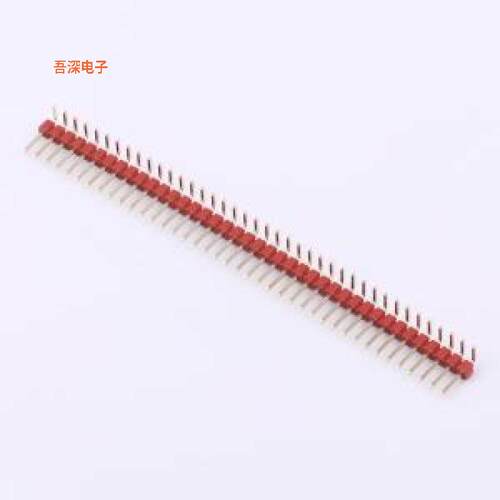 PZ254R-11-40P-RD |原装弯插,P=2.54mm排针
