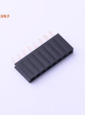 DM254R-11-08-85 |排母2.54排母间距:2.54mm 1x8P 直插