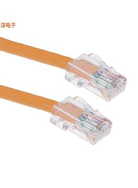 UTPCH12MORY |圆形线缆CABLE MOD 8P8C PLUG-PLUG 39.37'