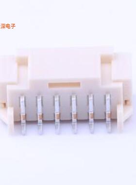 5023520600|原装SMD,P=2mm,卧贴CONN HEADER SMD R/A 6POS 2M