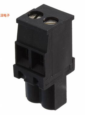 1546118-2 |插头，母插口TERM BLOCK PLUG 2POS 5MM