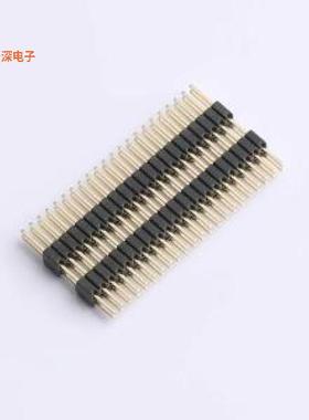 X1322WV-2x22H-C40D30-E80 |排针(X1322)1.27双排双塑