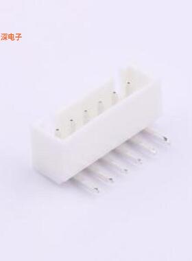 M2501RF-06P |带定位线对板针座弯插,P=2.5mm