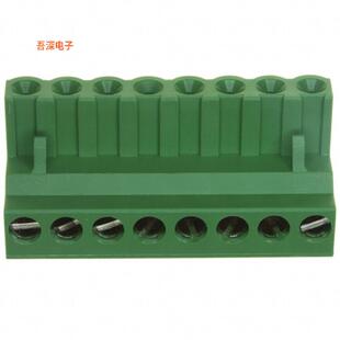 796640-8 |插头，母插口TERM BLOCK PLUG 8POS 5MM