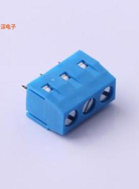 DB127V-5.0-3P-BU-S |原装插件,P=5mm螺钉式接线