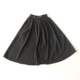 日单黑色百搭人造棉半松紧腰A版 半身裙女大童可穿不退换慎拍 小码