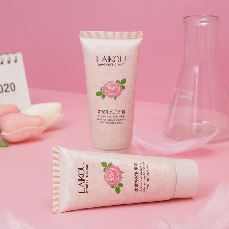 莱蔻品牌玫瑰护手霜60g补水保湿嫩肤手部秋冬护肤品