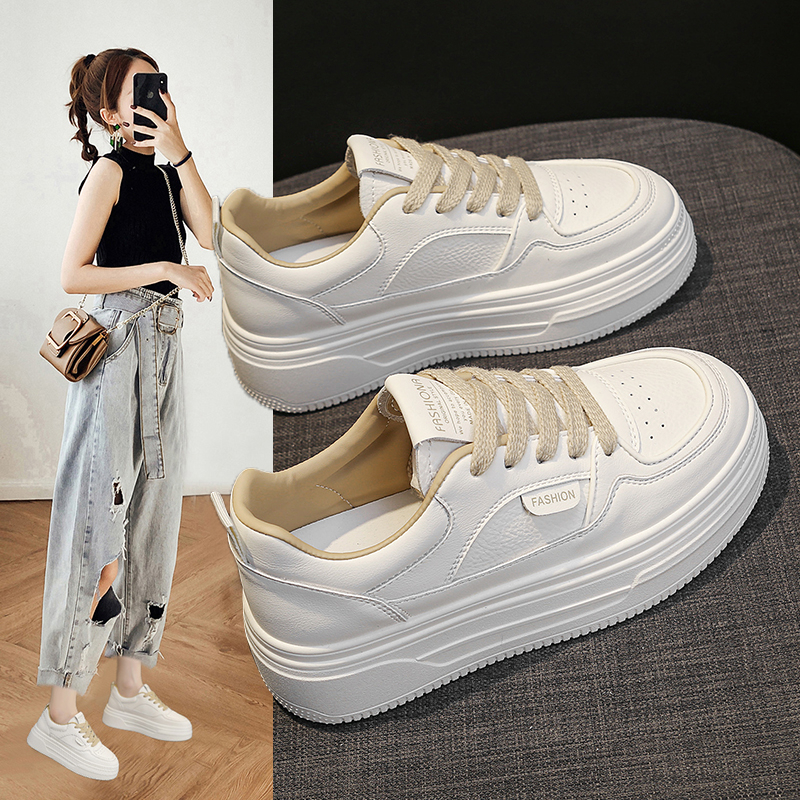 小白鞋女休闲鞋厚底百搭时尚板鞋