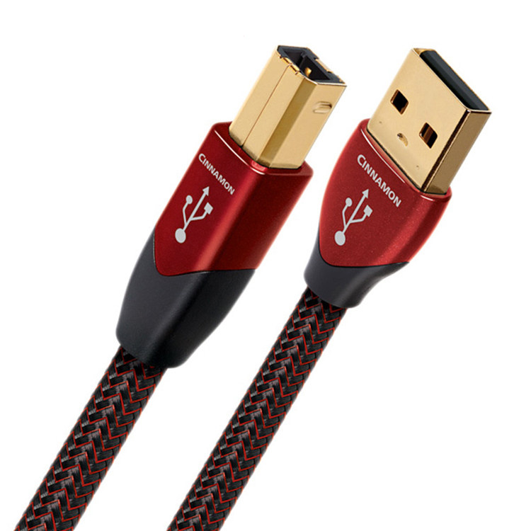 美国 Audioquest AQ线圣 Cinnamon 肉桂 USB线 Type A-B 威达行货