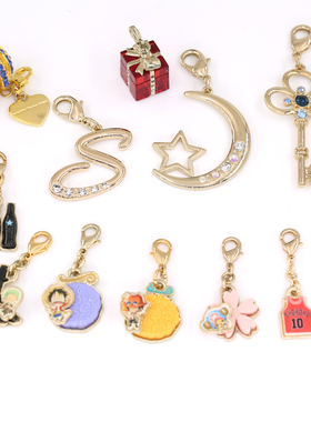 日本海贼王精致挂件新款创意星星花朵包挂件 包配饰 钱包拉锁坠