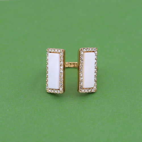ks Understated Elegance Ring开口可以调节大小贝母戒指