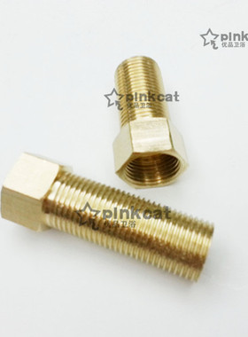 4分黄铜内外牙直接 加长内外丝直接  龙头加长水暖管配件