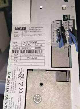 Lenze伺服驱动器ECSEE012C4B，德国制造，成色轻-议价