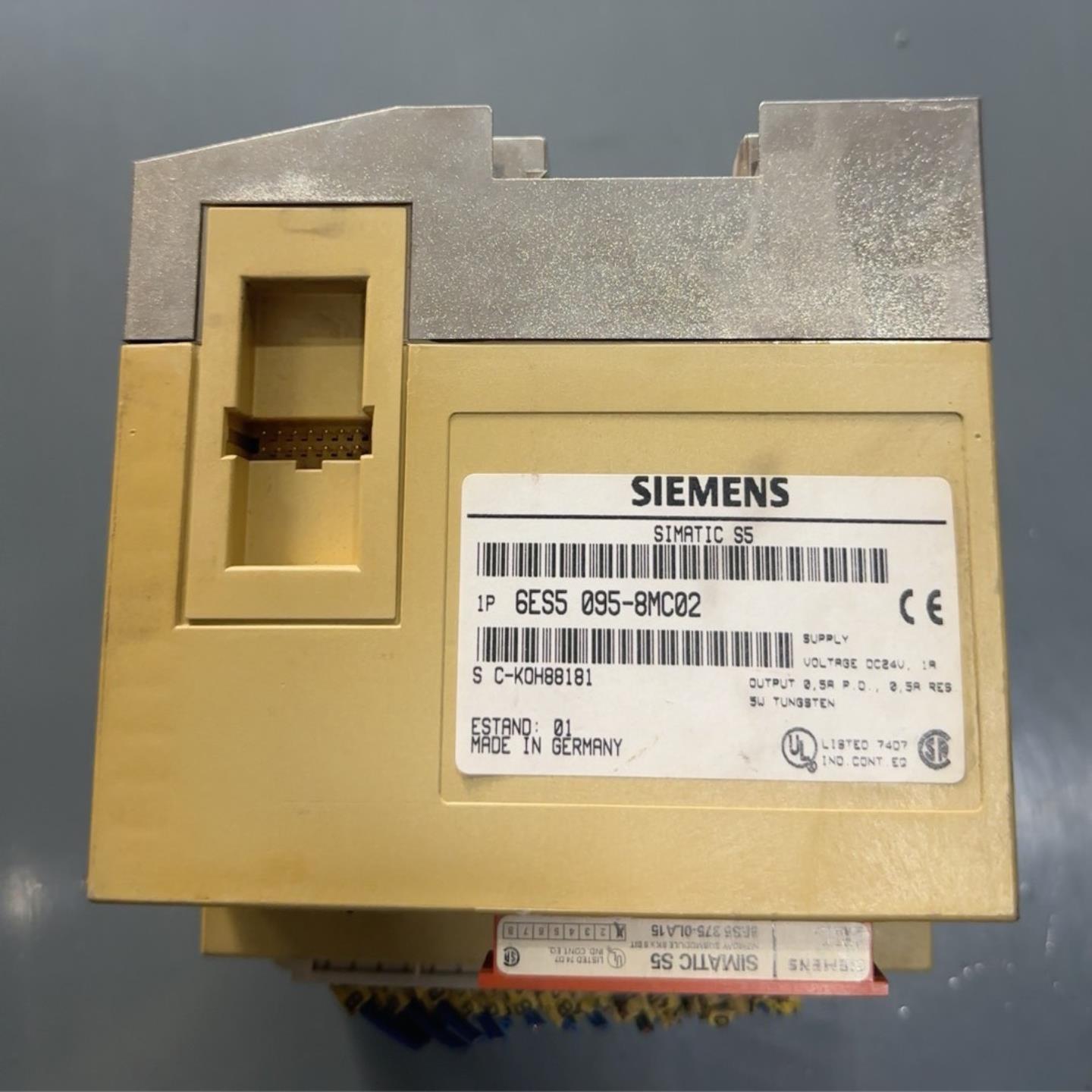 SIMATIC S5模块型号6ES5 095-8MC；议价