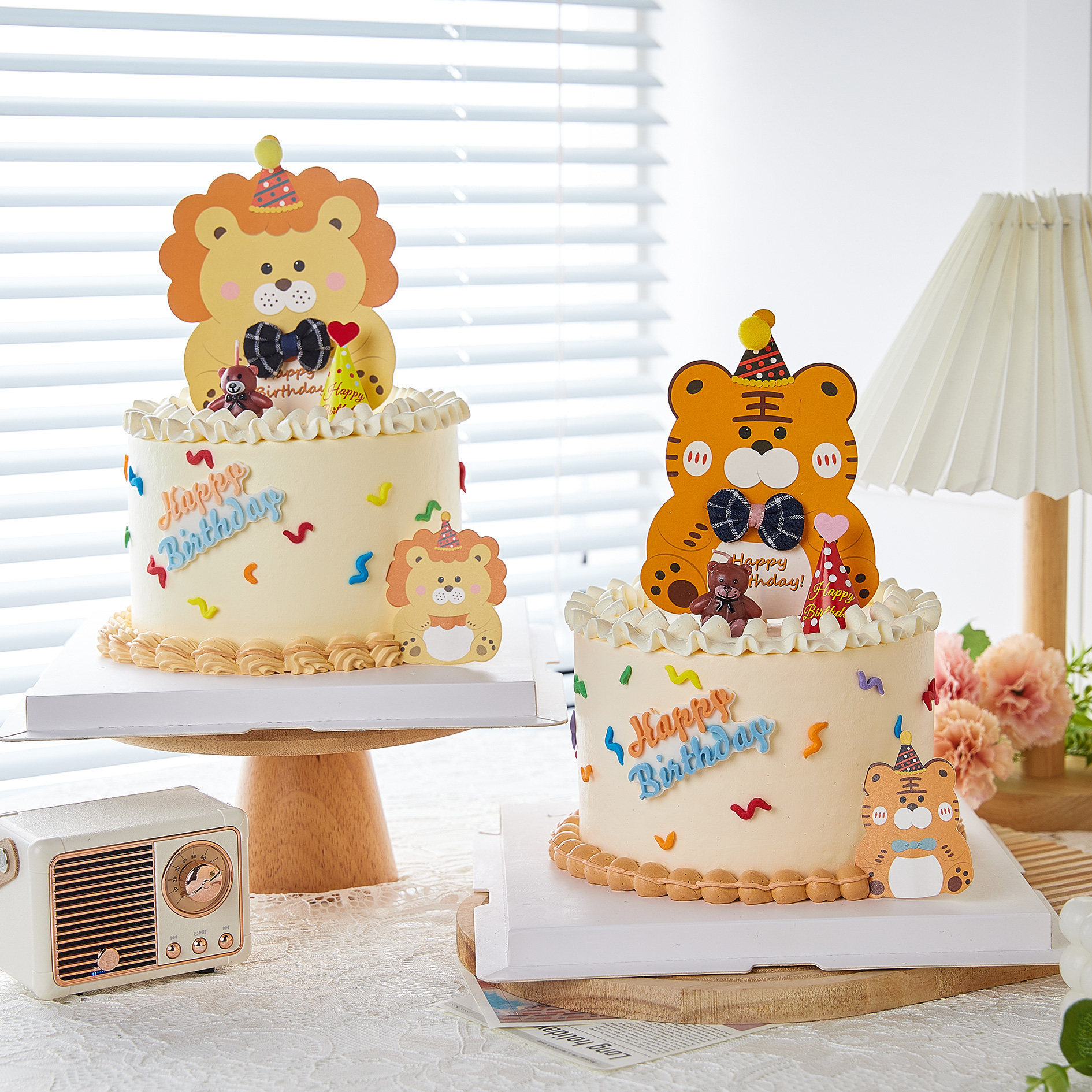 虎宝宝蛋糕装饰插件周岁满月