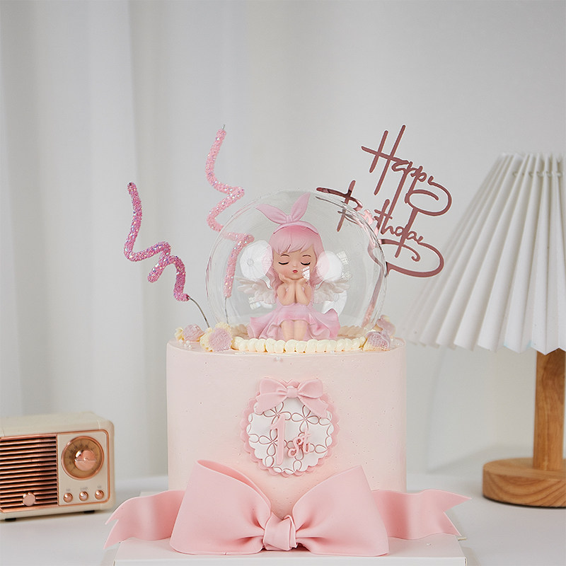 梦可儿公主蛋糕装饰品摆件网红仙女宝贝女孩天使生日烘焙插件配件,节庆用品/礼品,节日装扮用品,淘宝优惠券,粉丝福利购,淘宝优惠卷