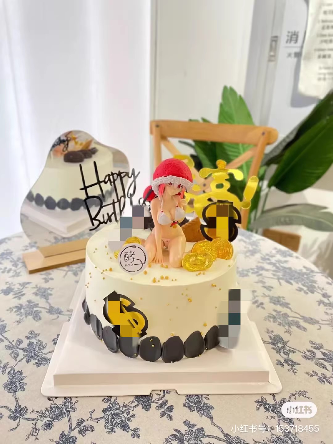 网红索尼子蛋糕装饰摆件性感比基尼美女生日甜品台插件创意手办