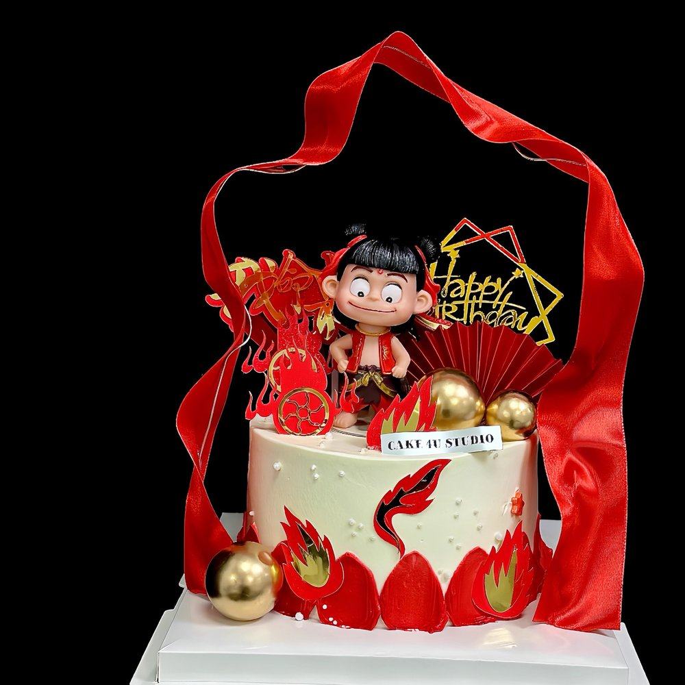 网红哪吒魔童降世公仔摆件烘焙儿童生日哪吒蛋糕装饰手办插牌插件,节庆用品/礼品,节日装扮用品,淘宝优惠券,粉丝福利购,淘宝优惠卷