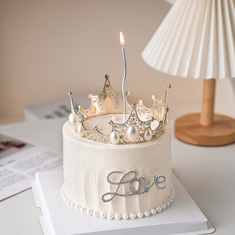 2025七夕情人节蛋糕装饰浪漫珍珠皇冠摆件情侣告白钻石love插件,节庆用品/礼品,节日装扮用品,淘宝优惠券,粉丝福利购,淘宝优惠卷