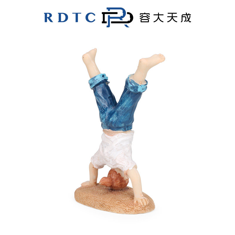 [롱다 오리지널 심리모래 세트] 다른 각도에서 본 거꾸로 된 캐릭터 모델 모래판 게임 댄스 퍼포먼스