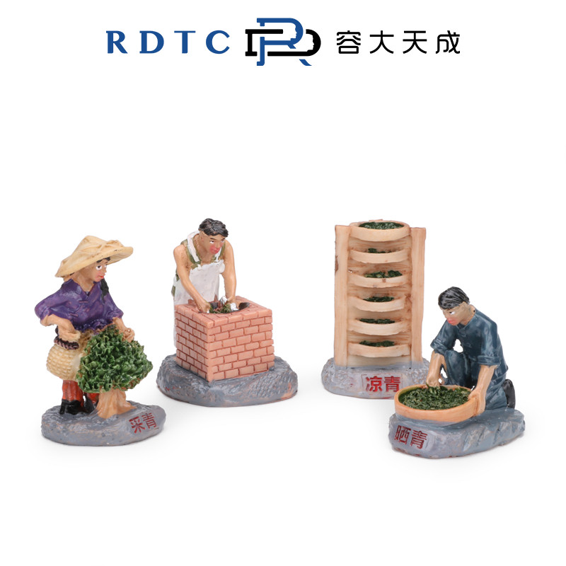 RONG DATIANCHENG 심리 상담 샌드 박스 게임 샌드 박스 정원 캐릭터 모델 장식품 장난감 차 만들기 과정