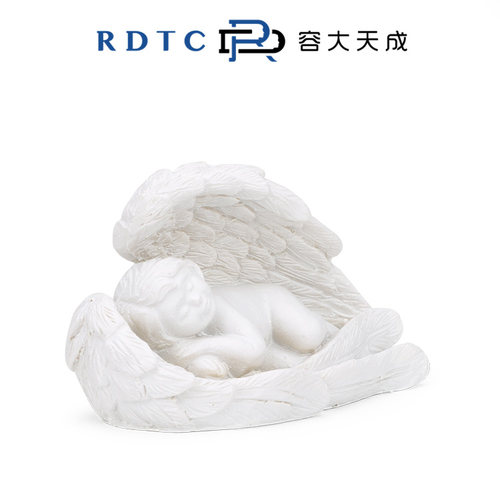心理沙盘游戏天堂翅膀树脂摆件