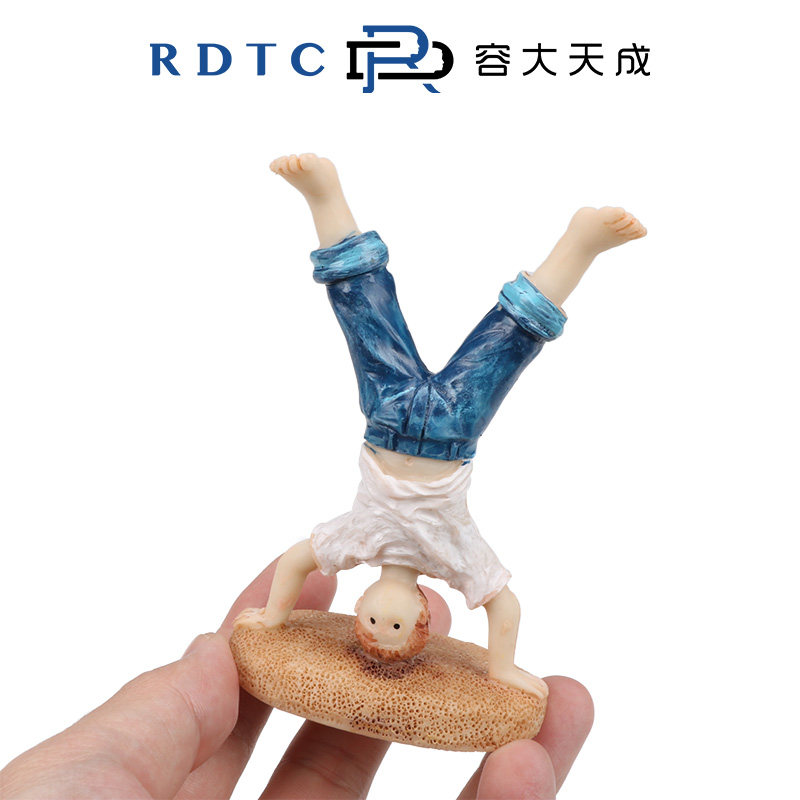 [롱다 오리지널 심리모래 세트] 다른 각도에서 본 거꾸로 된 캐릭터 모델 모래판 게임 댄스 퍼포먼스