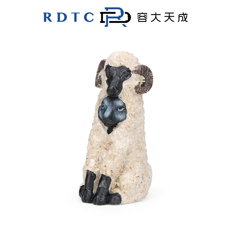 [롱다 오리지널 심리샌드 세트] 양의 탈을 쓴 늑대 모델 위선적인 가짜 인형 장난감 수지 장식