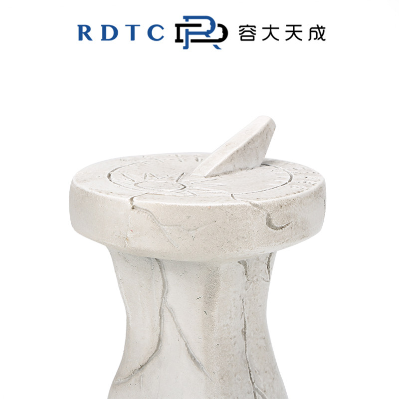 [RONGDA 2020 오리지널 샌드 세트] 해시계 모델 수지 고대 중국 타이머 및 시계 시뮬레이션 장식품