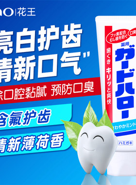 日本进口KAO花王大白牙膏165g