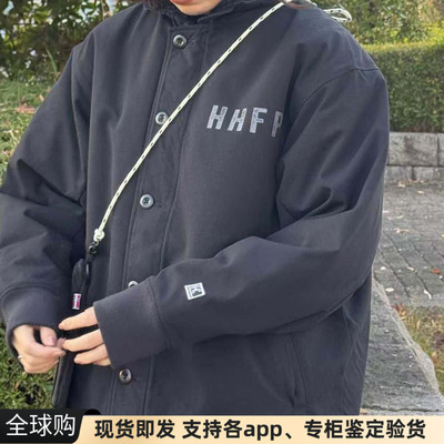 正品日本Helly Hansen抓绒摇粒绒两面穿防水翻领纽扣夹克工装外套