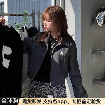 正品现货韩国RR Rest Recreation翻领老干部短款羊毛呢夹克外套厚