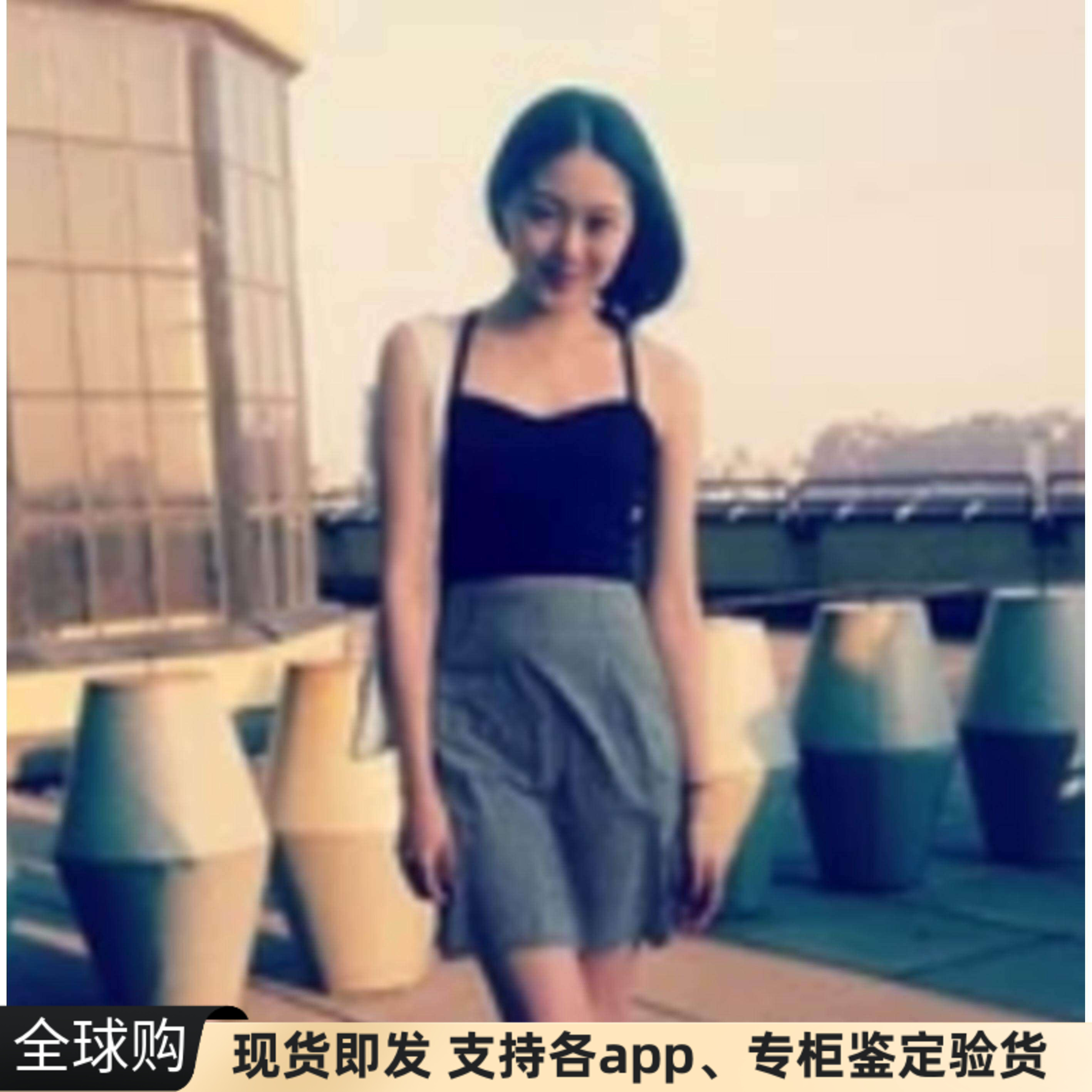 美产AA短款修身吊带抹胸网红款