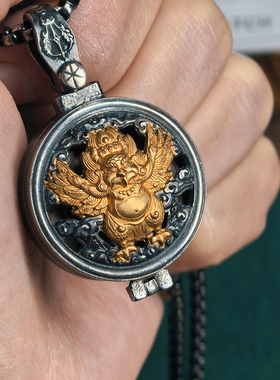 巴赫工作室铁翦金工艺挂坠