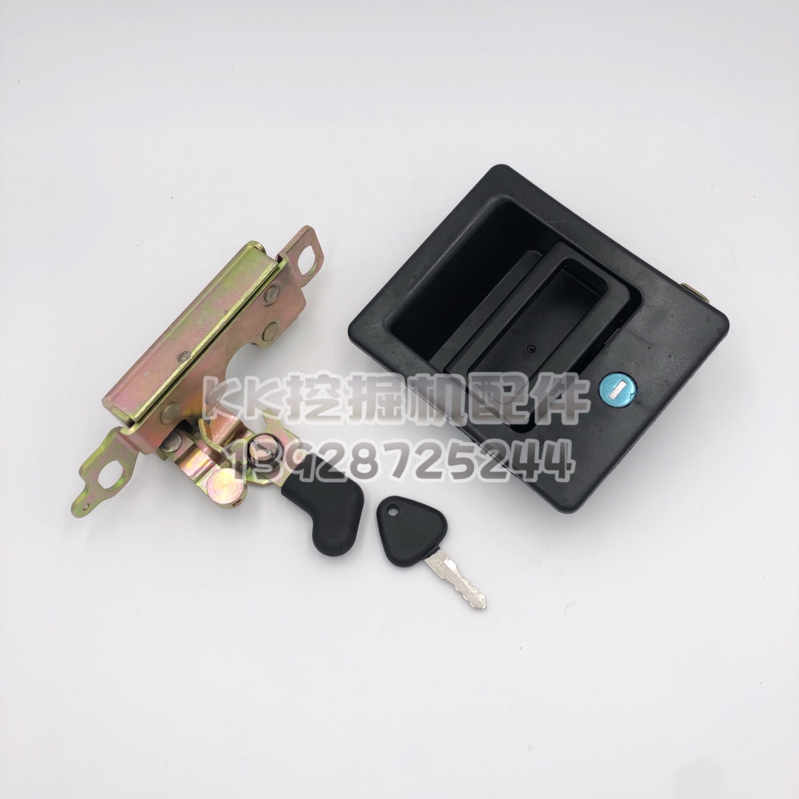 挖掘机配件 沃尔沃EC200D 220D 350D 480D 驾驶室车门锁 拉手锁块