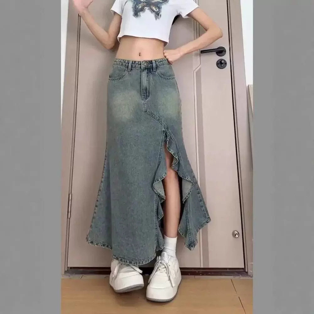设计感小众高腰显瘦包臀裙
