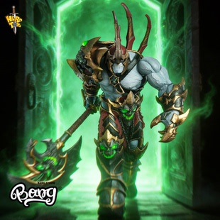 【Bang】预售 HERO TOYS 恶魔守门人 扎昆兽人可动人偶手办