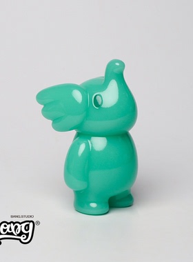 【Bang】现货 UNBOX ELFIE 100% 薄荷夜光小象 潮玩手办摆件礼物