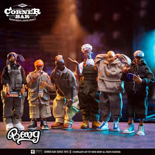 【Bang】现货 COME4ARTS 潮流人偶第一季 街角酒吧 50%可动人偶