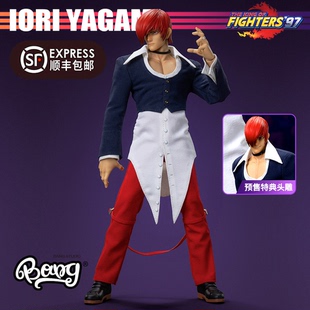 【Bang】现货 吞时 SNK正版授权 拳皇97 八神庵 1/12可动人偶手办