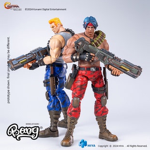 【Bang】现货 HIYA海雅 魂斗罗 加鲁加行动 比尔 兰斯 1/12手办