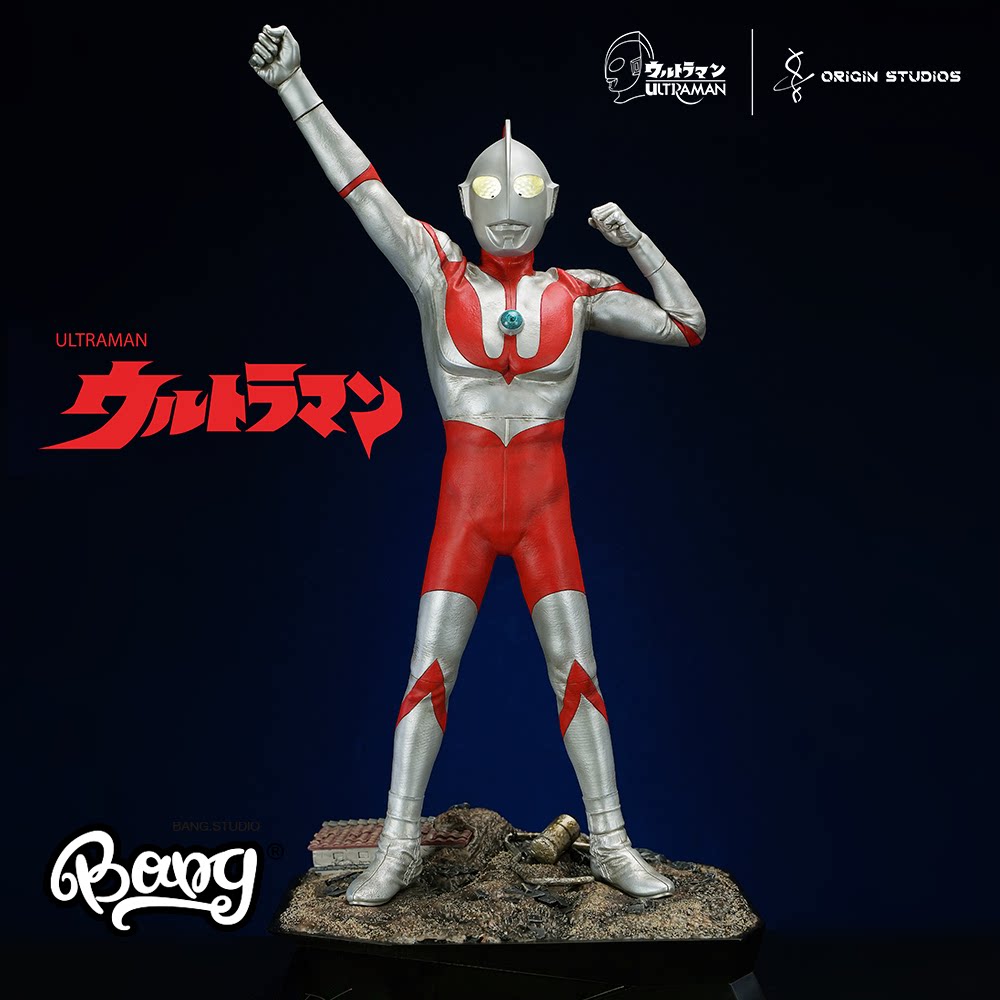 【bang】预售 起源 正版授权经典奥特曼m78典藏立像初代登场姿势